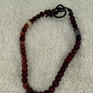 Men’s Red Beaded Bracelet